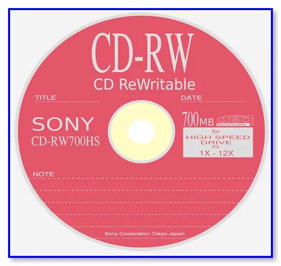 CD-RW — компакт диск