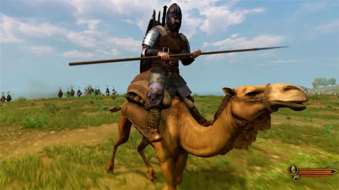 Верблюд в Mount & Blade 2: Bannerlord отличная замена лошади