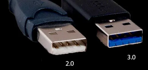 Визуальные отличия USB 2.0 и USB 3.0