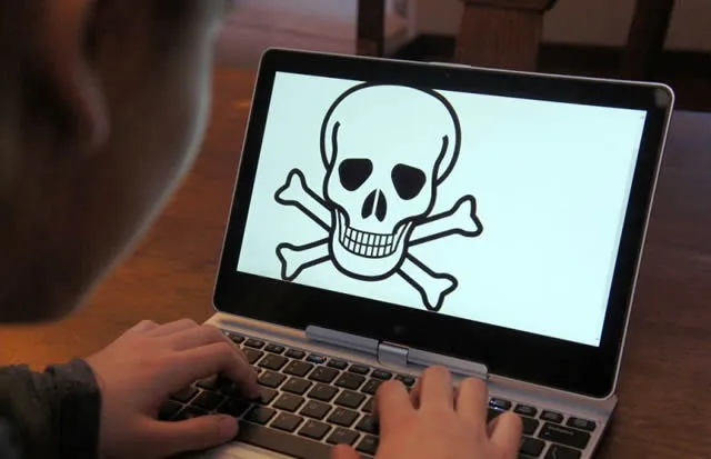 Ноутбук заблокирован киберпреступниками
