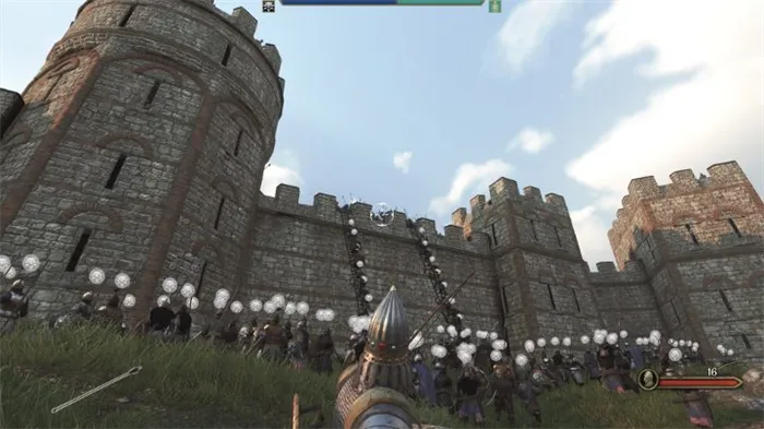 Помогайте солдатам во время осады. --Mount and Blade 2 Bannerlord: Sieges - Как атаковать замки и города? -Битва - Mount and Blade 2 Bannerlord Guide.