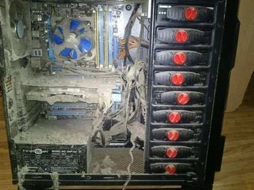 Грязный и пыльный компьютер. Как очистить компьютер от пыли.