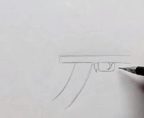 Как рисовать оружие KS: шаг за шагом