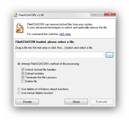 Запустить файлASSASINWindows7