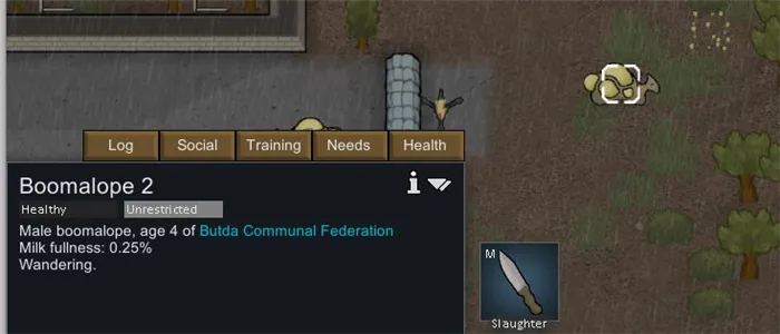 Показбумалопа в rimworld