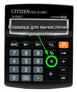 Калькулятор для расчета процентов