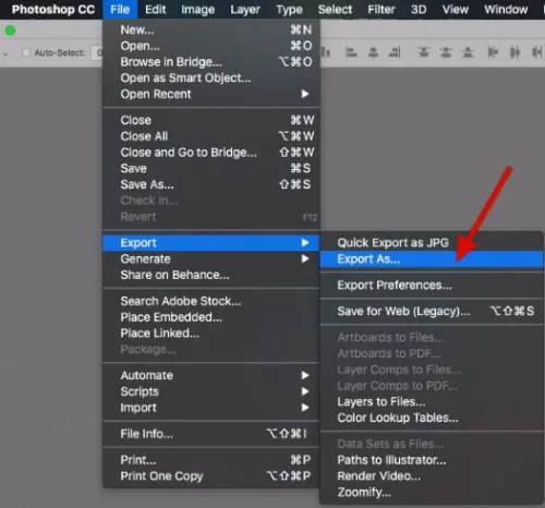 Как сделать пнг файл с помощью Photoshop версии CC 2015