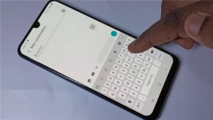 Как поменять клавиатуру на мобильном телефоне Samsung