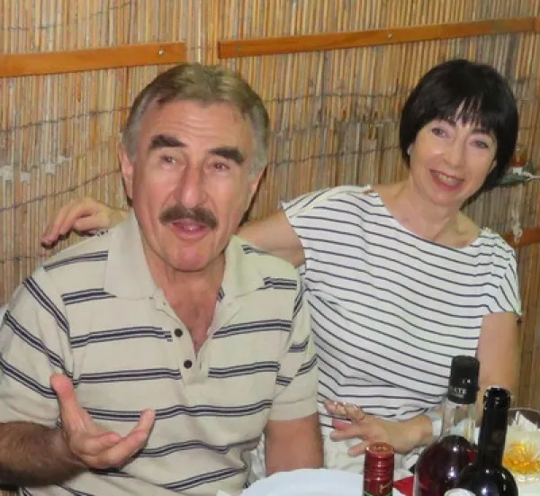 Леонид Каневский с женой Анной Березиной