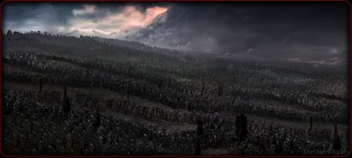 Армия Мордора пересекает Горгорот.