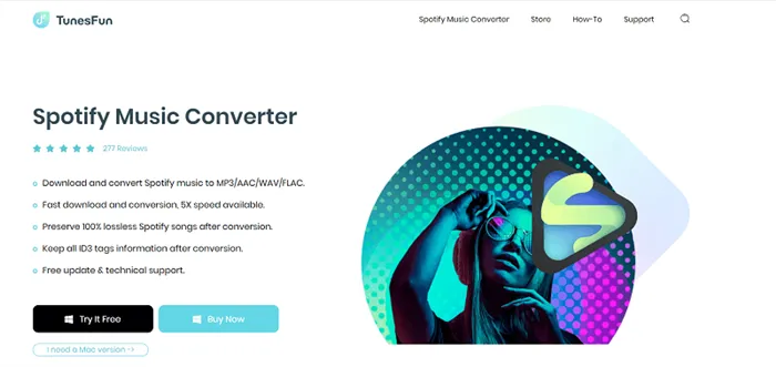 Слушать Spotify Офлайн без премиум TunesFun Spotify Music Converter