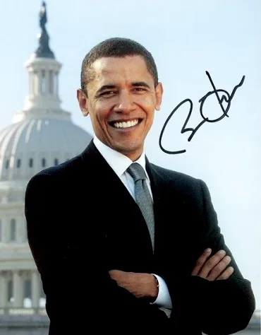 Обама и его подпись, узнайте его характер по его подписи.