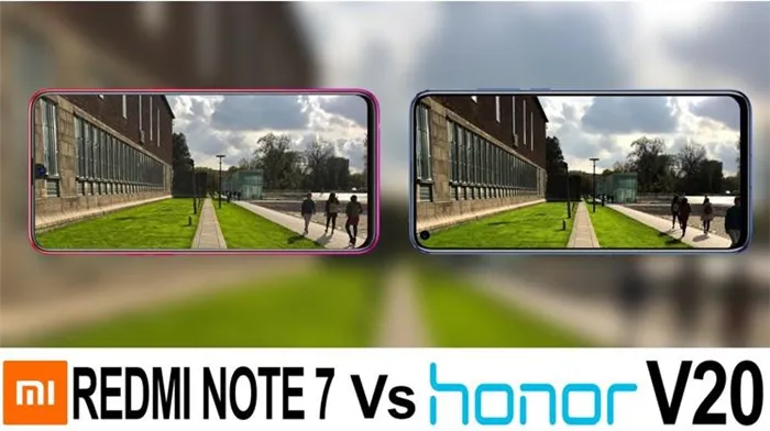 Одно и то же фото Xiaomi и Honor