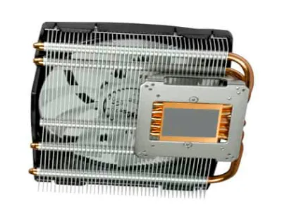 Теплоотвод вентилятора процессора