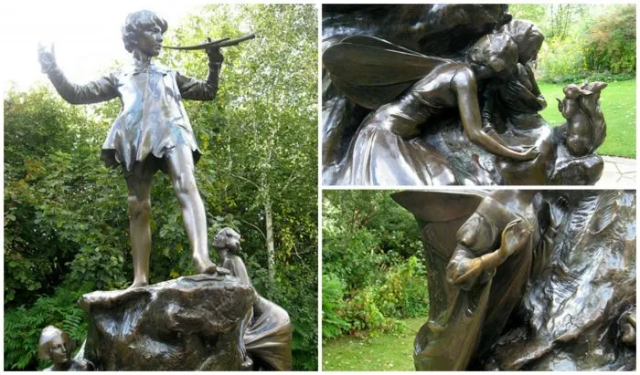 Памятник Питеру Пэну в Кенсингтонских садах. / Фото: www.uaua.info