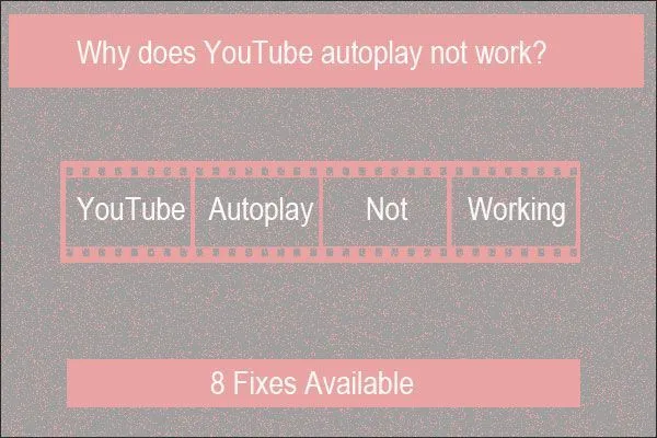 Автоматическое воспроизведение YouTube не работает в миниатюре