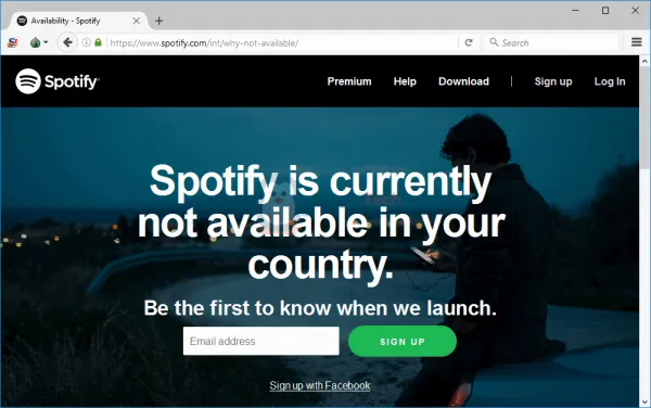 Available in your area. Spotify is currently not available in your Country. Спотифай заблокирован. Как зарегистрироваться в Spotify. Spotify в России.