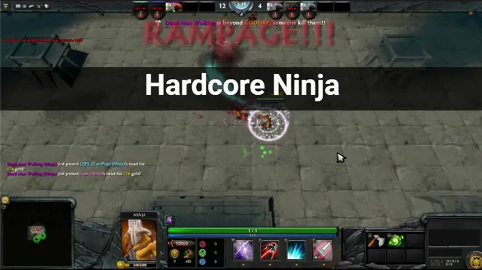 Hardcore Ninja dota 2