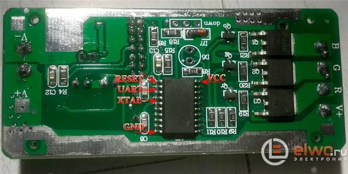 Контроллер светодиодной ленты, WiFi управляемая RGB лента разборка
