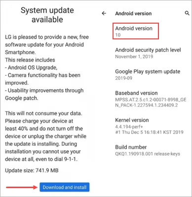 Как обновить версию Android с помощью OTA Update.