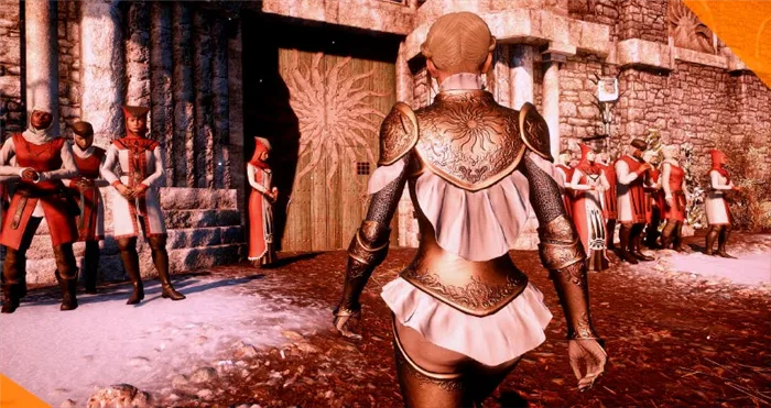 Dragon Age Inquisition Better mods komplekt broni krestonostsa chasovni