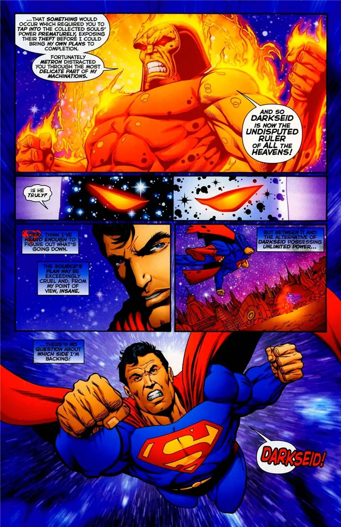 Дарксайд решил, что худшей судьбой для Супермена будет прожить остаток своих дней в заточении