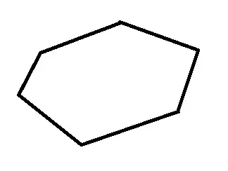 Рисунок 2. Образуется правильный шестиугольник.