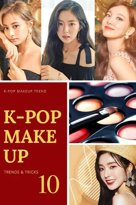 kpop макияж