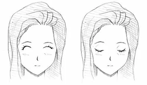Аниме кривые закрытые глаза влияют на эмоции