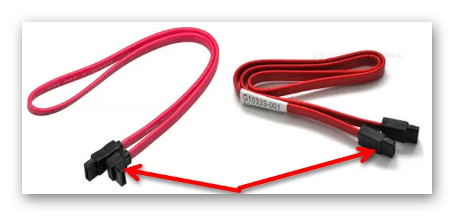Различные типы кабелей SATA