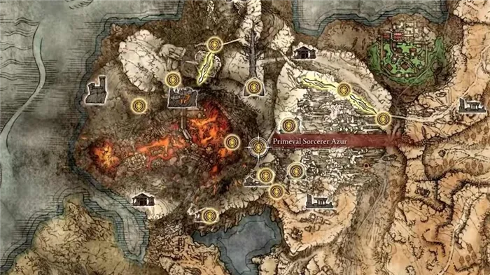 Где находится Azur Sorcery - Prime Eval Sorcery Azur Location +Map